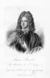 James Stuart, de Chevalier de S. George, prent gemaakt door S. Freeman, c.1845